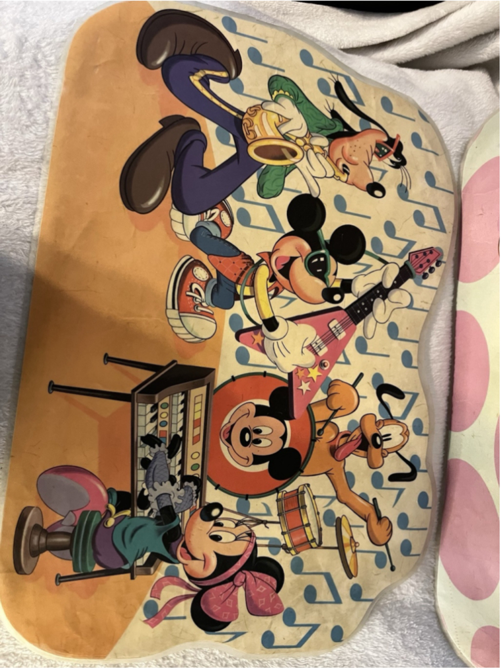 Vintage Disney Mickey Mouse Donald Duck Activity Placemats 1980S SET OF 2 SEE - Picture 4 of 16